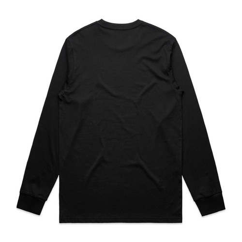 staple-l/s-tee-black-back